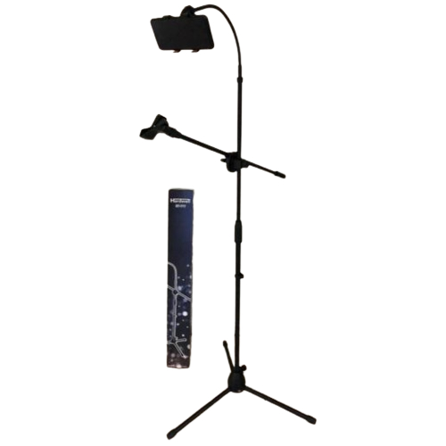 Stand Mic & HP BSW 777 / Tiang Mic HP BSW777 / Tripod Lantai Mic+HP Tiang Mic Berdiri + Holder HP