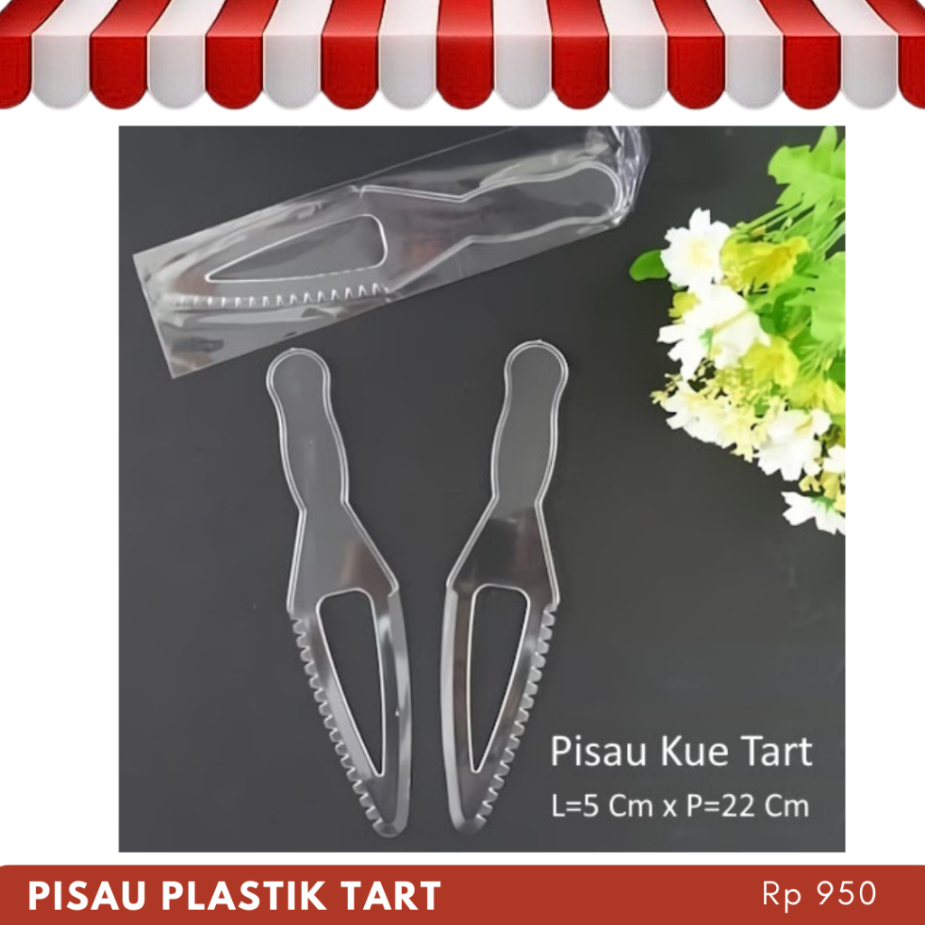 Pisau Kue Plastik Tart Pisau Plastik Tart Pisau Potong Kue Plastik Tebal