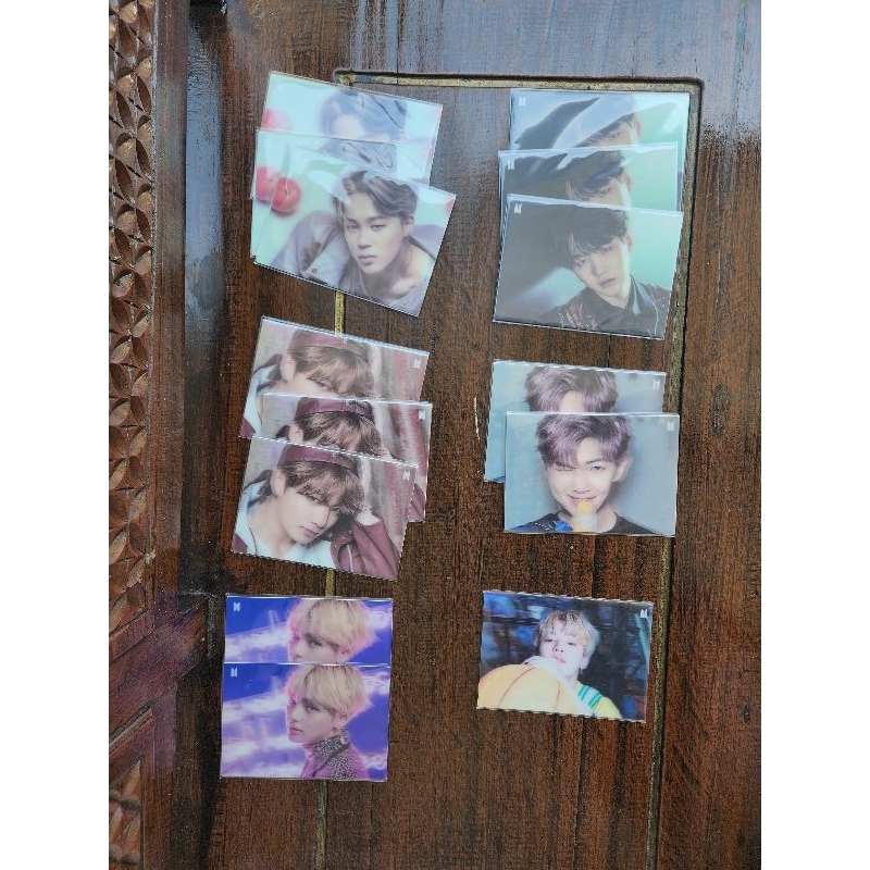 BTS LENTI POSTCARD + 1 PHOTOCARD OFFICIAL YNWA WINGS LY HER