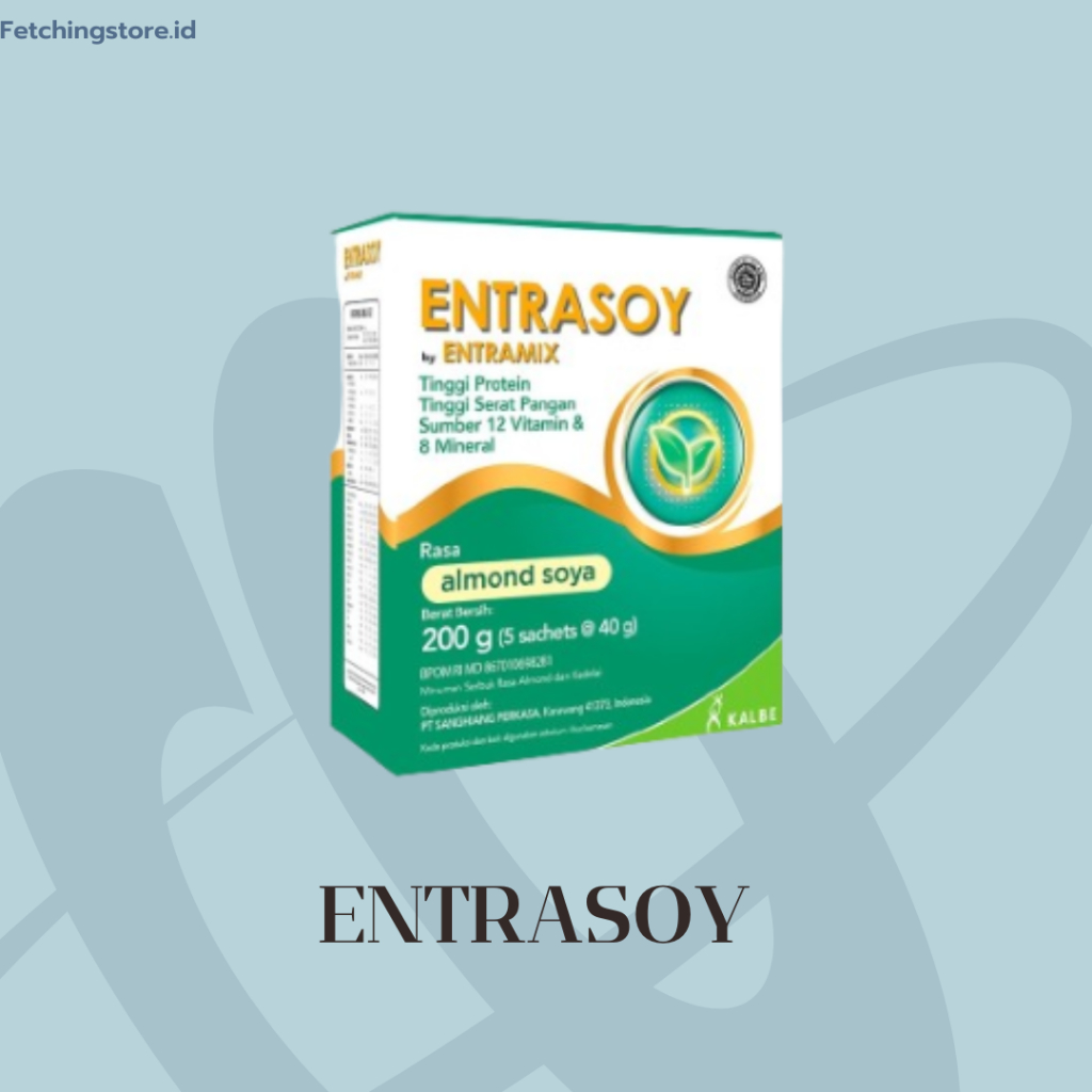 

ENTRASOY 200GR / NUTRISI KHUSUS DAN LENGKAP DENGAN PROTEIN NABATI