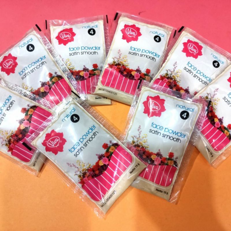 BEDAK VIVA SACHET NO 4 ISI 15GR WARNA NATURAL