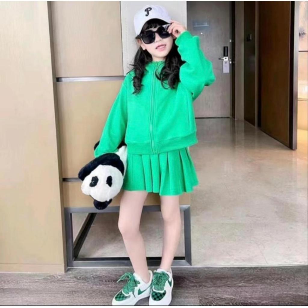 SETELAN ROK JAKET ANAK PEREMPUAN/SETELAN MODIS ANAK PEREMPUAN REMAJA