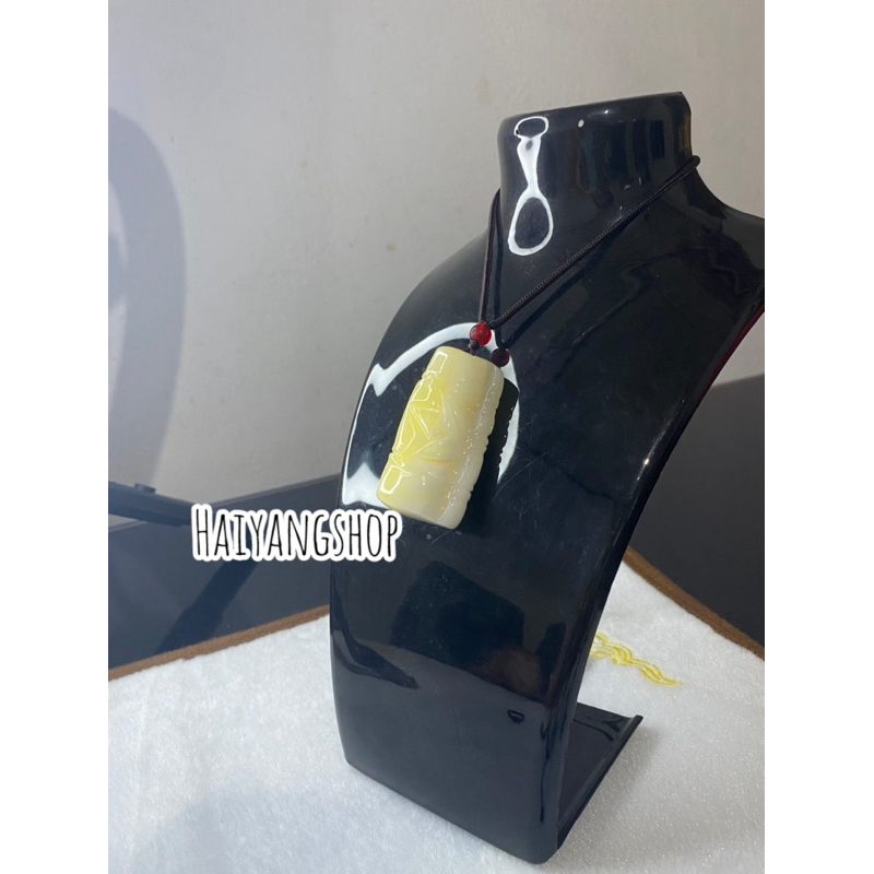 Kalung Liontin Giok - Liontin Putih - Liontin Kerang putih - Ayam - Liontin Buddha - Kalung Kesehata