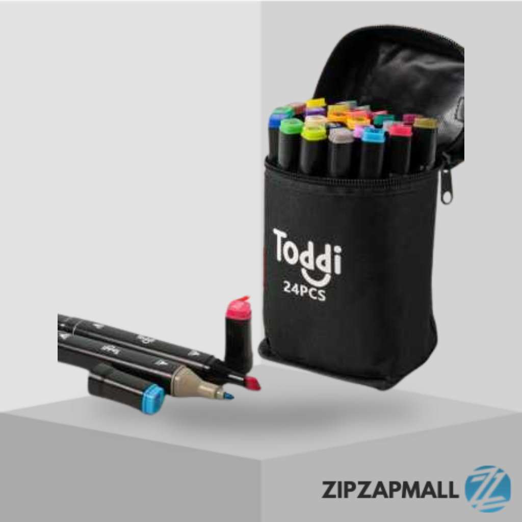 

Toddi Spidol Dual Side Fine Art Brush Art Marker Set 1.0 and 6.0mm Tip / Spidol Warna Stabilo Touch Toddi 12-80 Warna Dual Side Fine Art Brush Pen Animation Marker Set Sketsa / Stabilo Spidol Warna Sketsa Umum Dua Sisi Kepala Tulis Luas Halus Double Heade