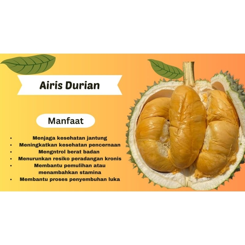 

Durian Fres Kuning manis legit asli Doro pekalongan