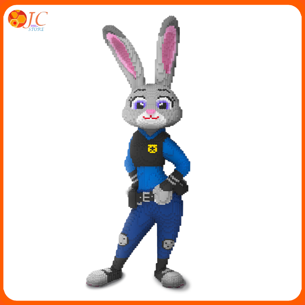 JC Nano Block Jumbo Zootopia Judy Hoops Mainan Anak Balok Susun Puzzle Bricks Education Toys Koleksi