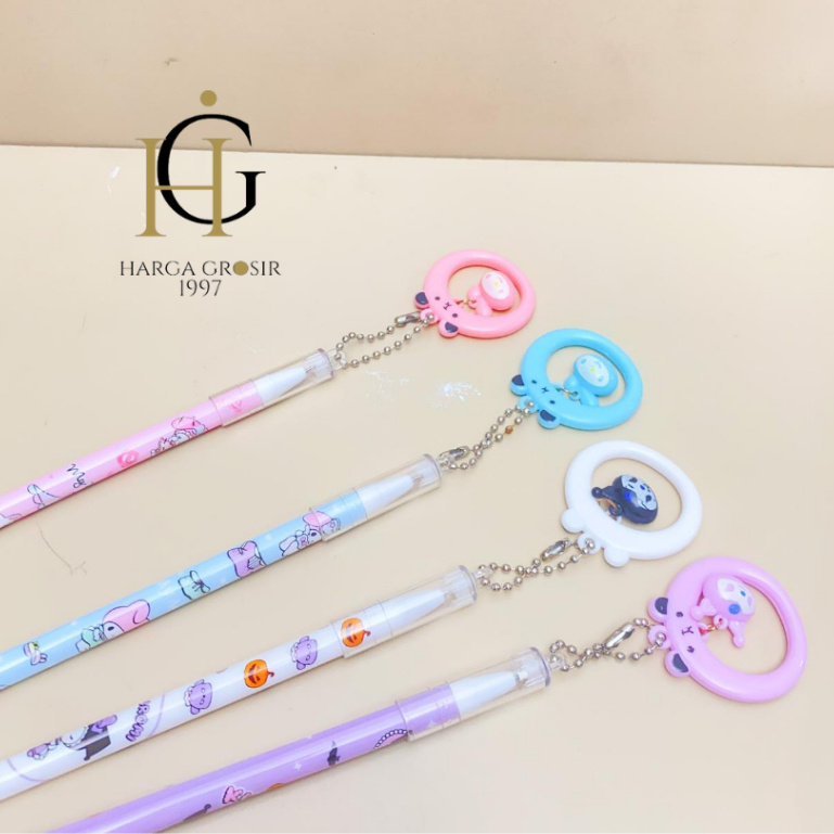 

Pulpen gantungan Lingkaran Sanrio V2 4PCS 8PCS 12PCS Pulpen gantungan motif lucu sanrio kuromi hello kitty / Alat tulis sekolah kantor lucu bisa cod