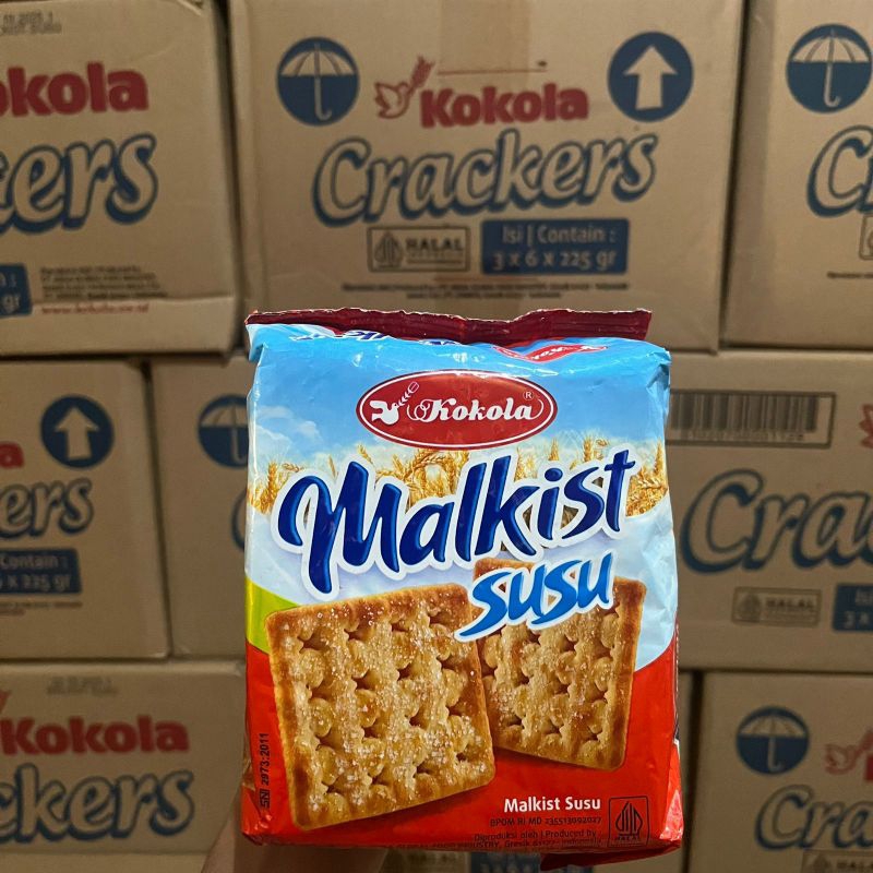 

kokola malkis 225 gram 1 dus isi 18 pcs