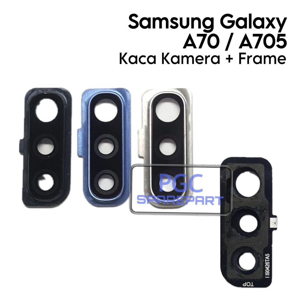 Kaca lensa Kamera Belakang Samsung Galaxy A70 / A705 / SM-A705F / SM-A705FN / SM-A705GM / SM-A705MN 
