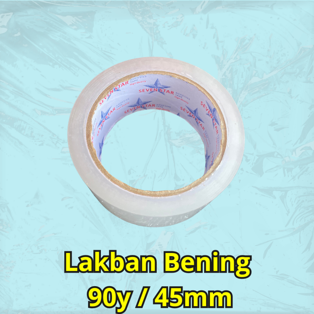 

Lakban Bening 90 Yard x 45 Mm x 45 Mic - PackMan Lakban Murah