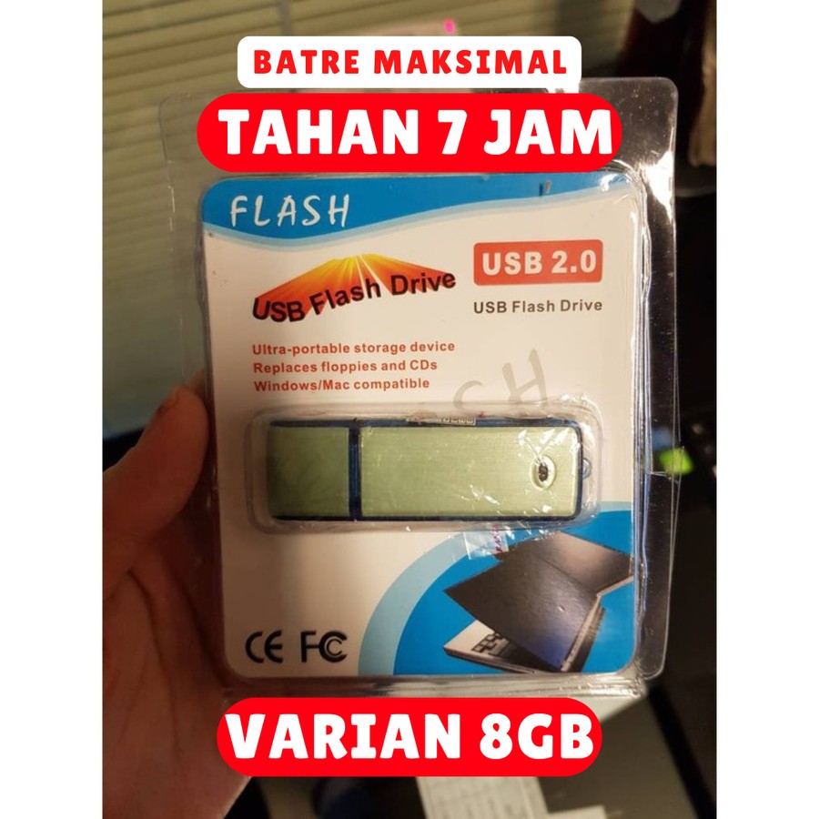 Perekam Suara Mini Tersembunyi Voice Recorder Alat Sadap Suara JS46