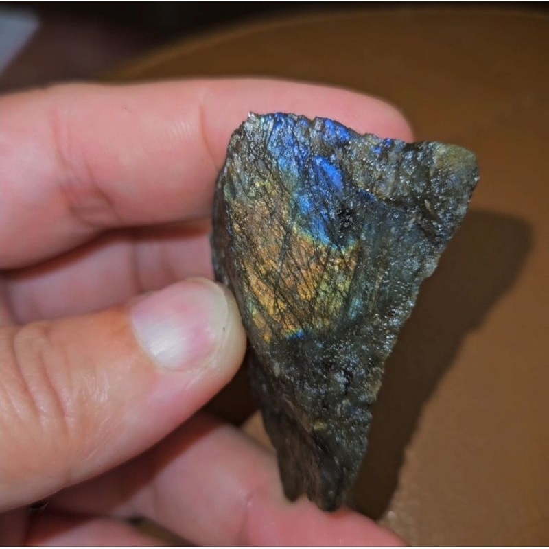 Labradorite Rough Strong Flash Bahan Akik