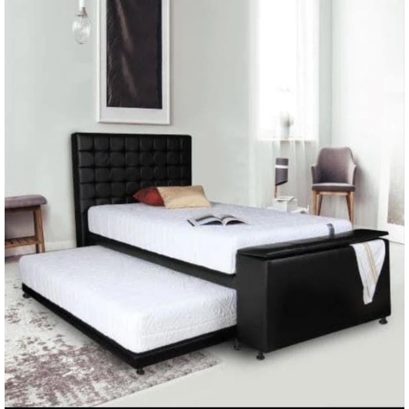 SPRING BED SIMMONS ELEGAN KASUR SPRING BED MINIMALIS SPRING BED 2 IN 1 MAXIMA
