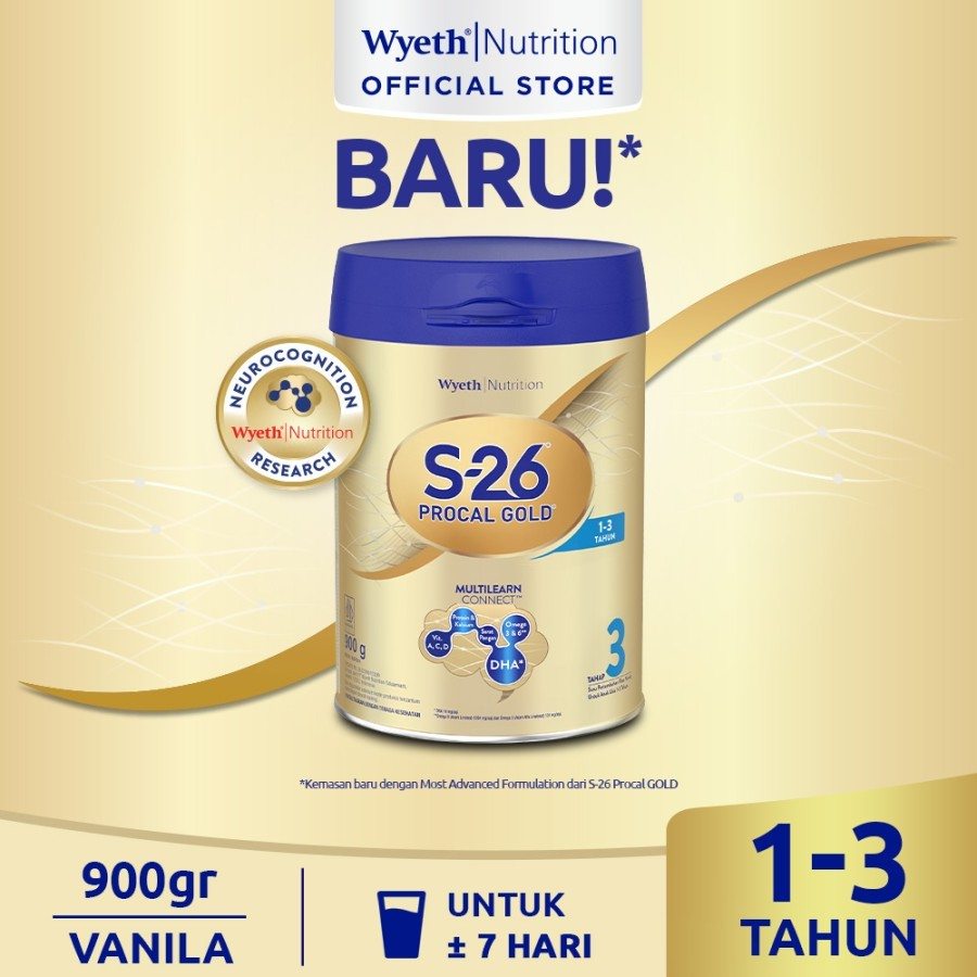 S26 Procal Gold Tahap 3 900 gr