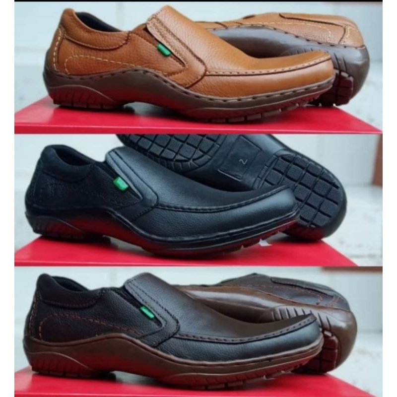 Sepatu Kulit Pria Sepatu Kickers Pria Sepatu Pantovel Pesta Kerja Dinas Casual Pria