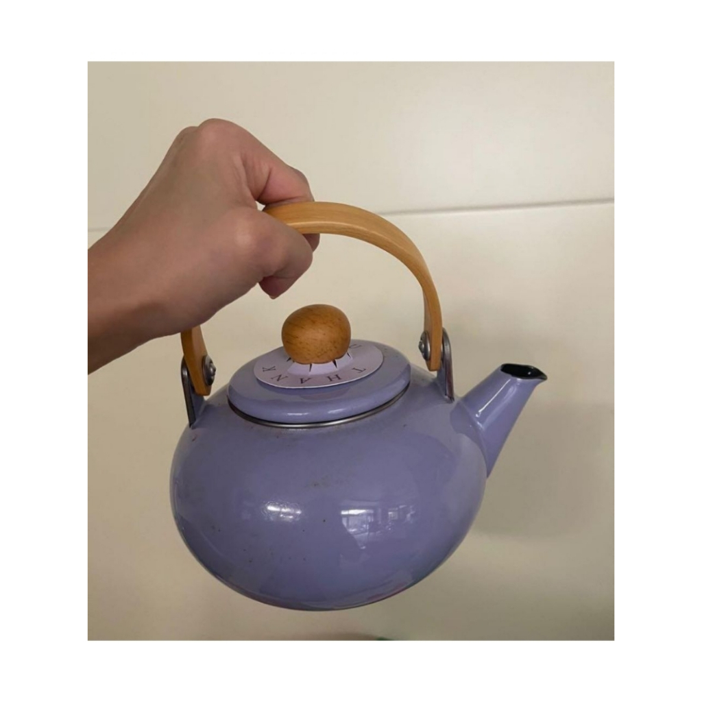 

Ceret Enamel Pegangan Kayu Termurah Di Shopee Export Quality Ungu Pastel