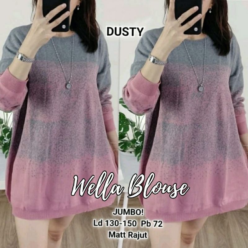 JUMBO LD 130 WELLA KAOS WANITA RAJUT