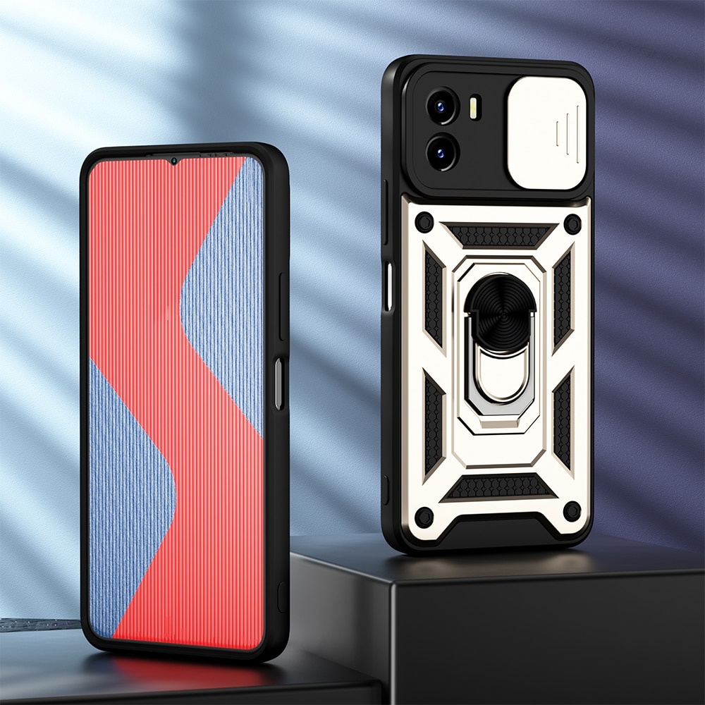 Case Vivo Y15S - Y01 Case ARMOR SLIDE CAMERA PROTECTION Case Casing Hp Vivo Y15S - Y01