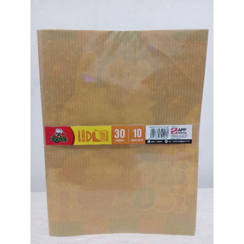

buku tulis dodo sampul 30L dan 50L