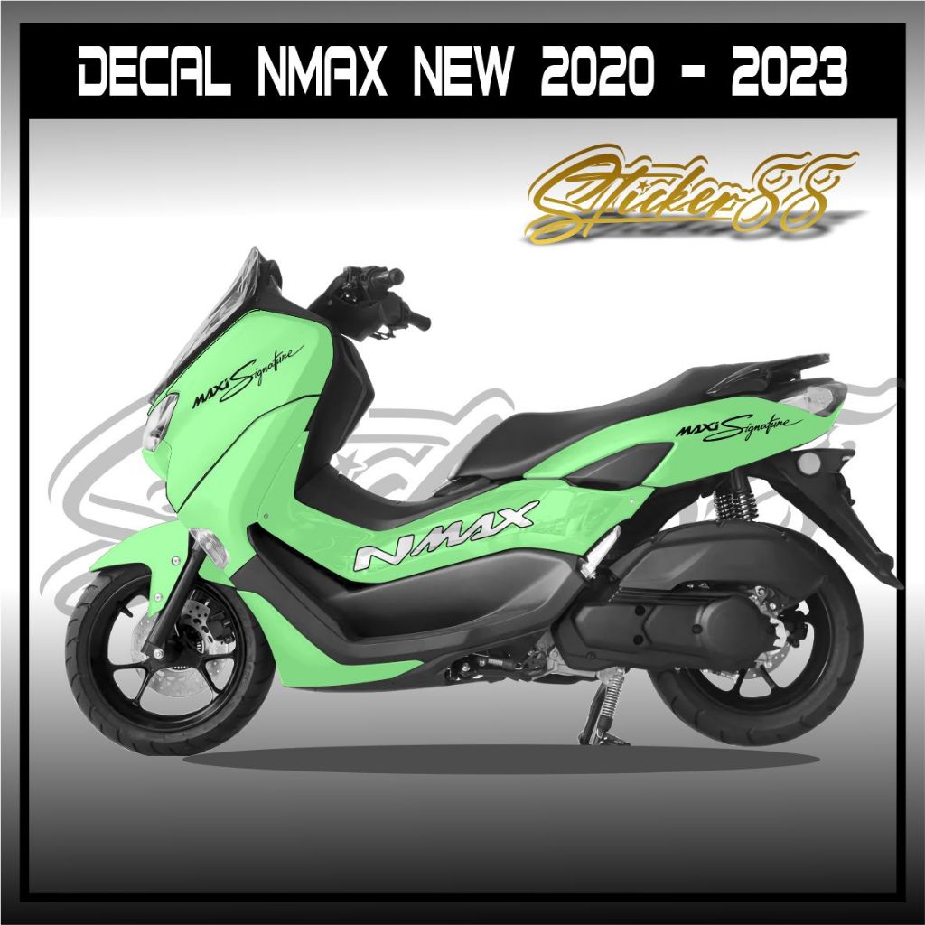 Decal Stiker Motor Yamaha Nmax New Terbaru Full body bisa cod Motif Simpel Polos / STIKER FULL BODY 