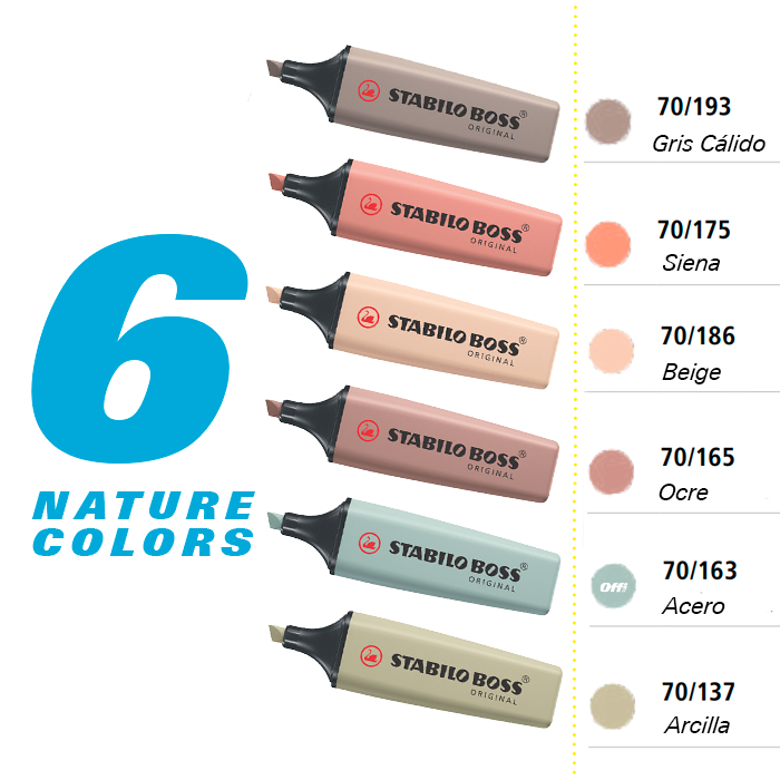

Stabilo boss/highlighter nature colors