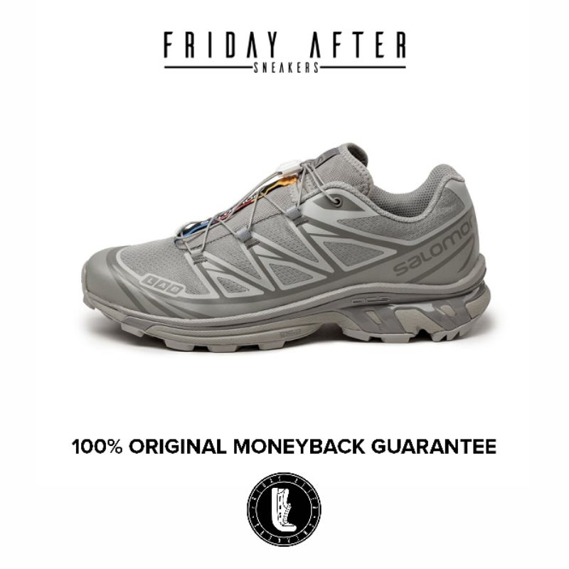 Sepatu Pria Salomon XT-6 Ghost Gray Original Resmi