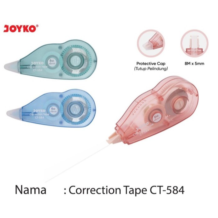 

Tip-Ex Kertas Correction Tape Joyko CT-584