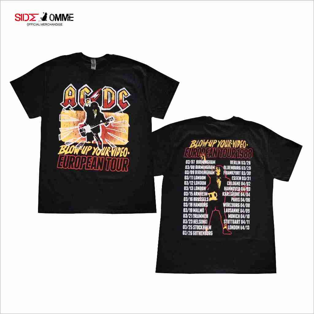 ACDC Kaos Band Original (European Tour 1988)