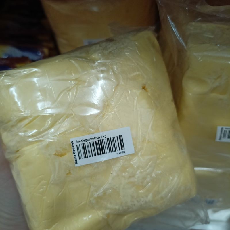 

Mentega Amanda 250 gr / 500 gr / 1kg / Repacked / Margarin Bakers Butter / Margarine