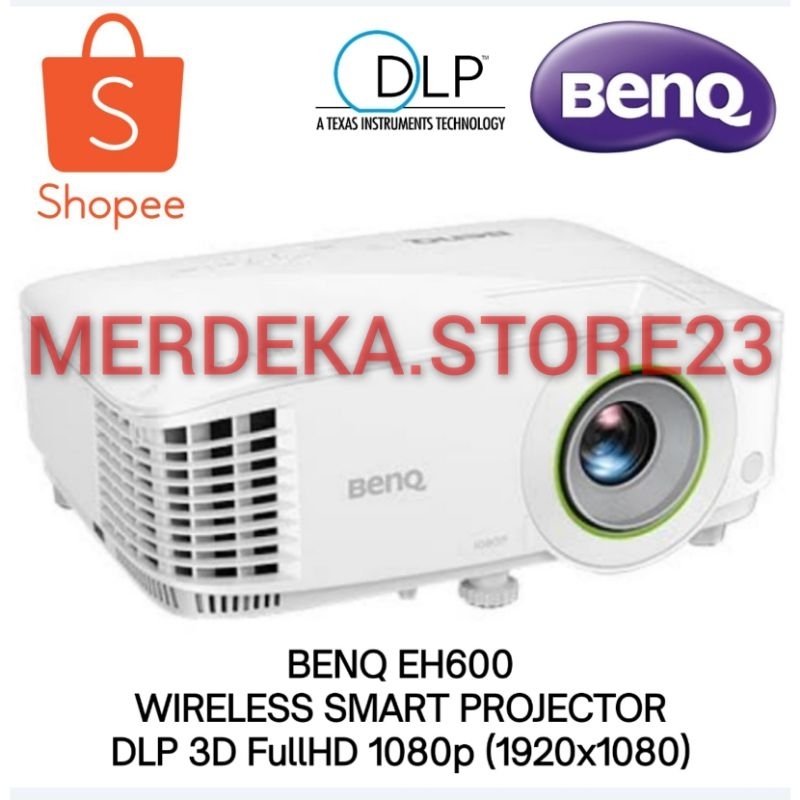 BENQ EH600 WIRELESS SMART PROJECTOR FullHD 1080p (1920x1080) 3D DLP PROYEKTOR HDMI BRIGHTNESS - READ
