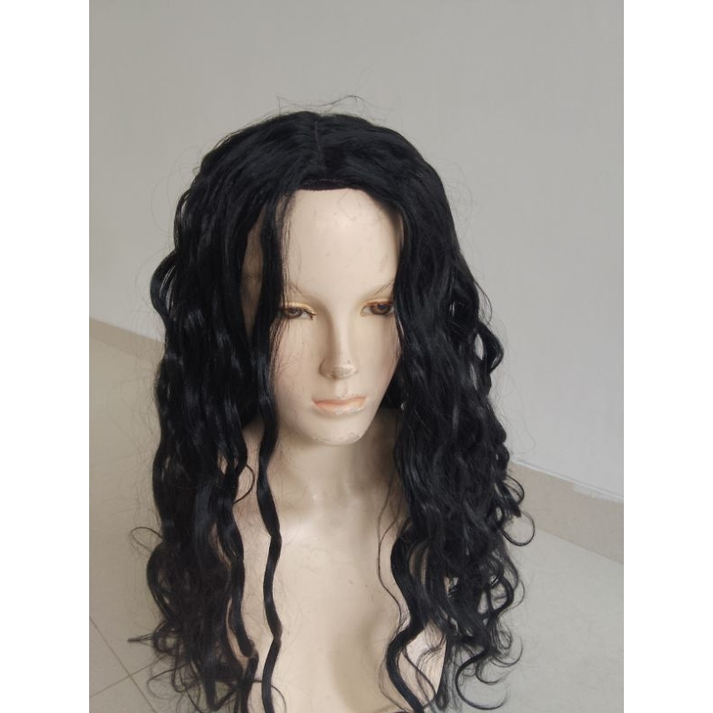 WIG PRIA PANJANG KERITING /WIG PRIA BELAHAN