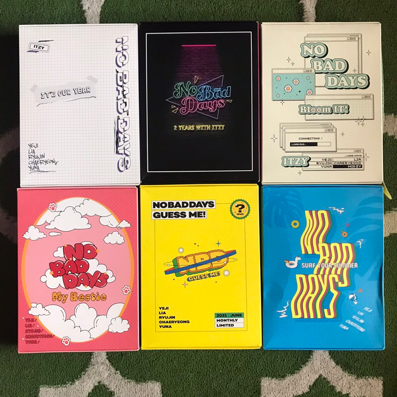 ITZY OFFICIAL NO BAD DAYS BOX ONLY