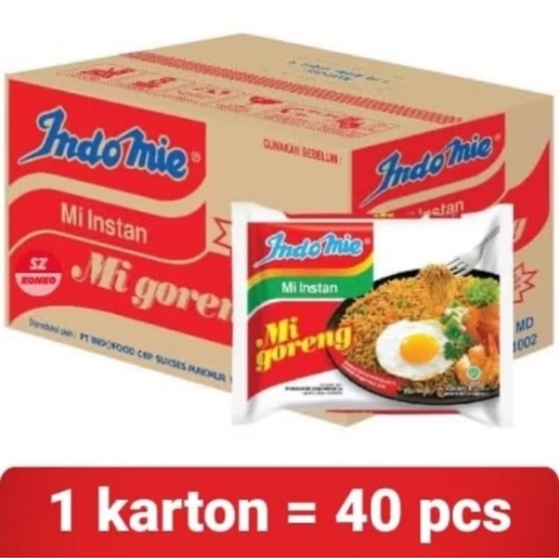 

Indomie goreng 1 dus 40pcs