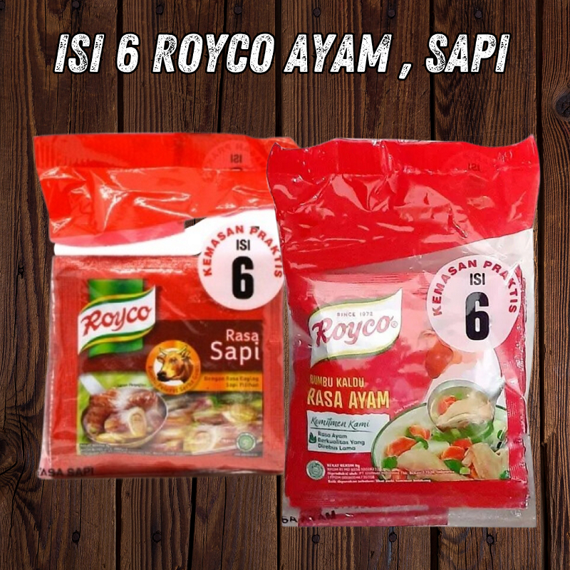 

Royco Ayam Sapi Isi 6 Hemat Lezat