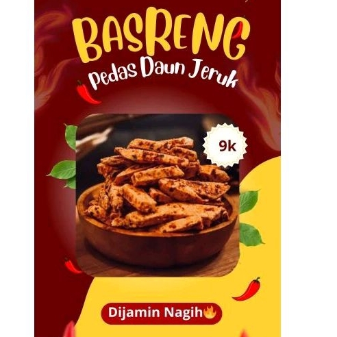 

Cemilan Mire | BASRENG PEDAS DAUN JERUK | 125gr