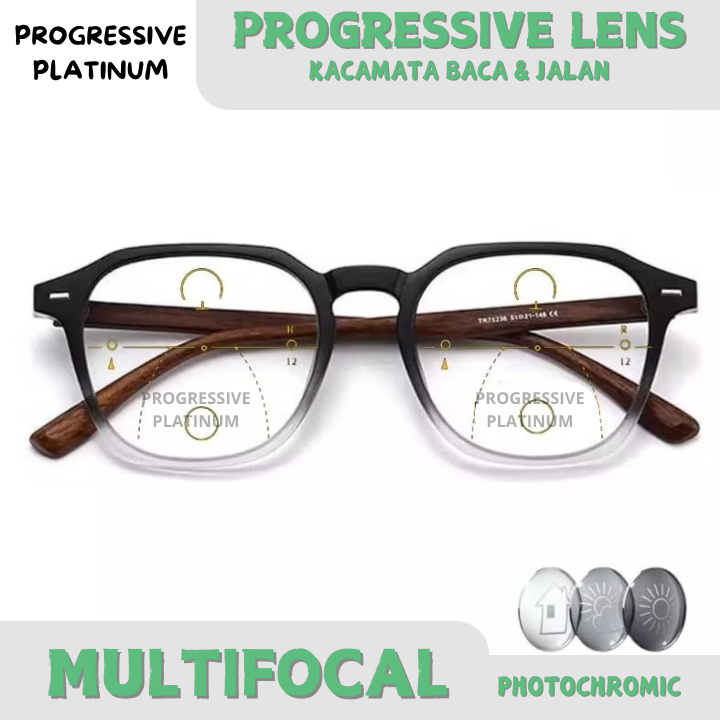 KACAMATA PROGRESSIVE PRIA | KACAMATA BACA & JALAN | KACAMATA BACA PLUS