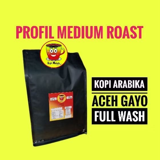 

Kopi Arabika Gayo Full Wash 1 Kg/500Gram Profil Medium Roast Grade1 Biji/Giling