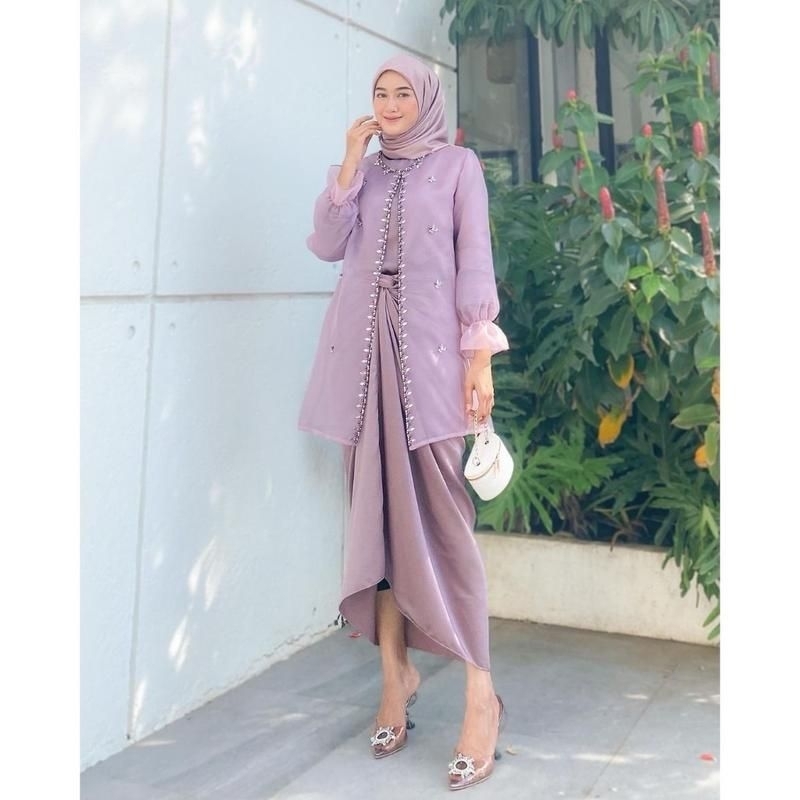 Autophile.id-ONE SET LILIT ORGANZA SETELAN WANITA BAJU KONDANGAN WANITA EXCLUSIVE