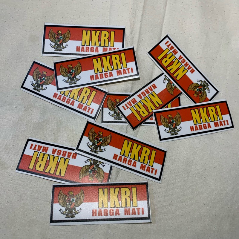 

stiker NKRI,stiker garuda nkri
