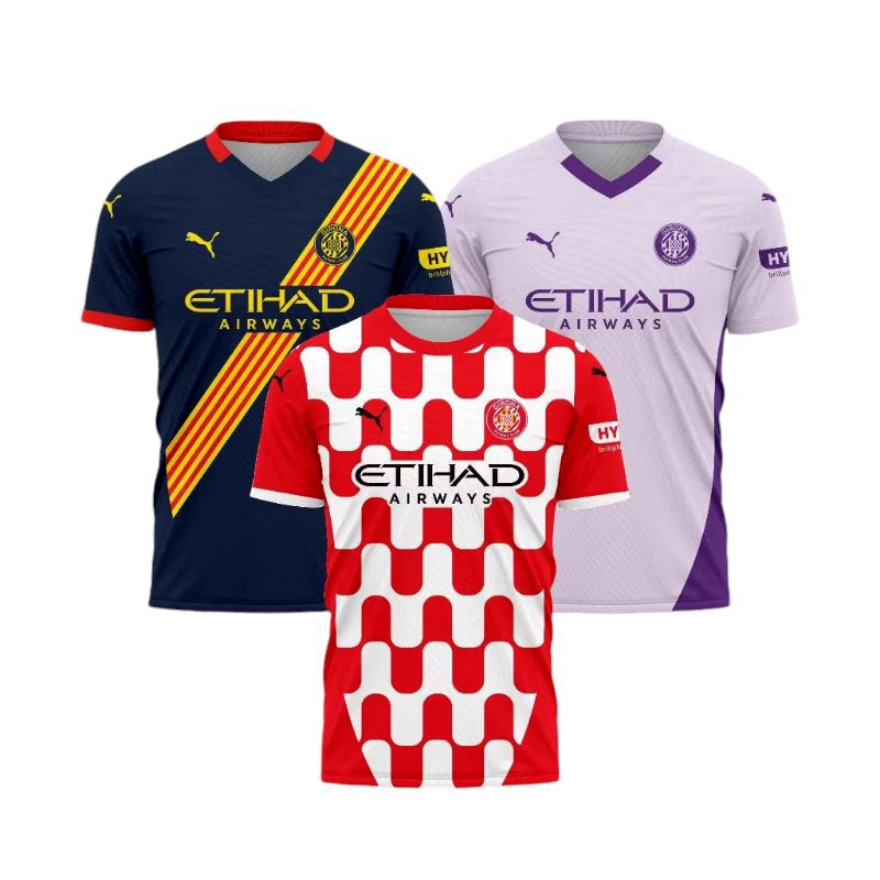 JERSEY TERBARU GIRONA 2024/2025 GRATIS NIKNAME. KAOS BOLA