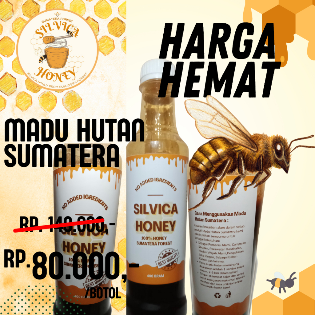 

TERBARU! BEST MADU - SILVICA HONEY HUTAN SUMATERA ASLI MURNI MADU HUTAN LIAR 100% HALAL BERGARANSI!