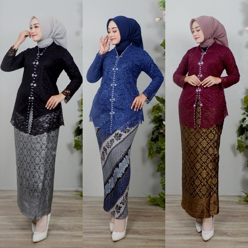 KEBAYA ENCIM BROKAT MENA/KEBAYA ENCIM/KEBAYA BROKAT/KEBAYA MODERN/KEBAYA WISUDA/SET KEBAYA/KEBAYA AK