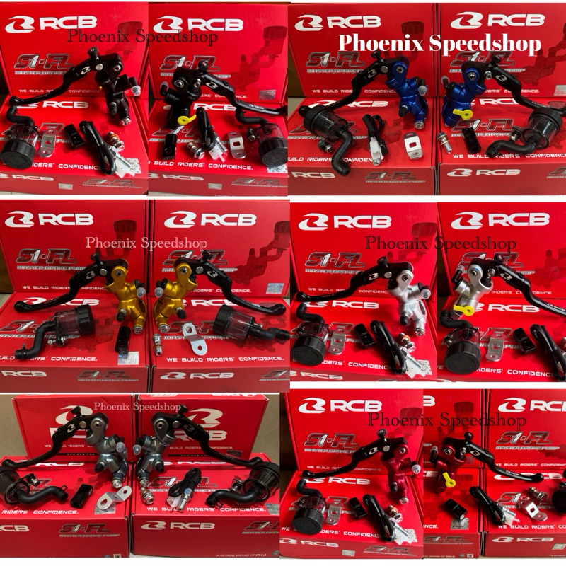 Master Rem RCB Radial S1 FL 14mm LONG atau ANNODIZED Original