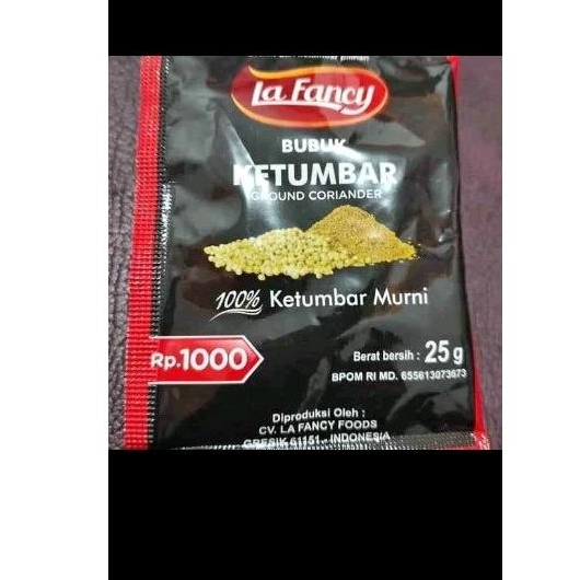 

ketumbar bubuk la fancy (isi 5)