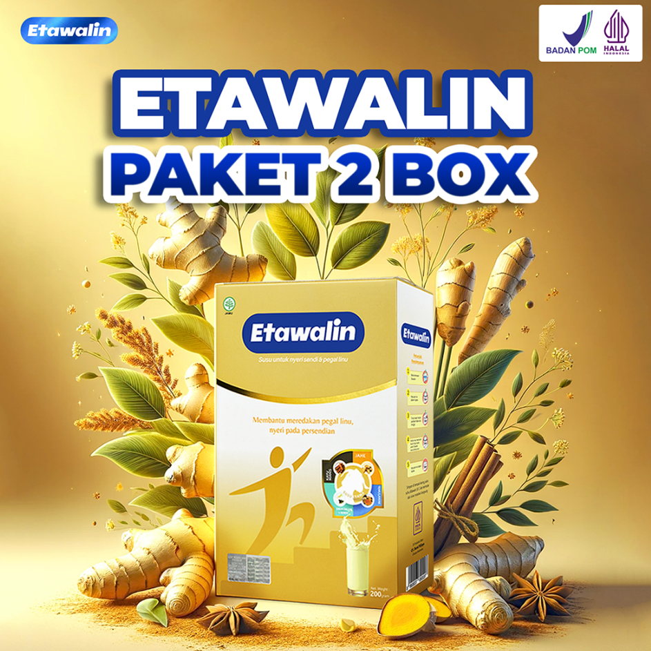 

Etawalin - Bundling 2 Box - Susu Kambing Etaw Tulangalin Asli Original Atasi Nyeri Sendi