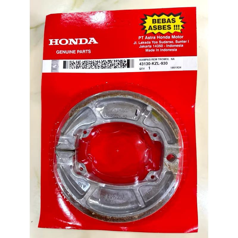 Kampas Rem beat fi honda vario KZL kampas rem Belakang Vario Beat kampas rem motor Scoopy spacy