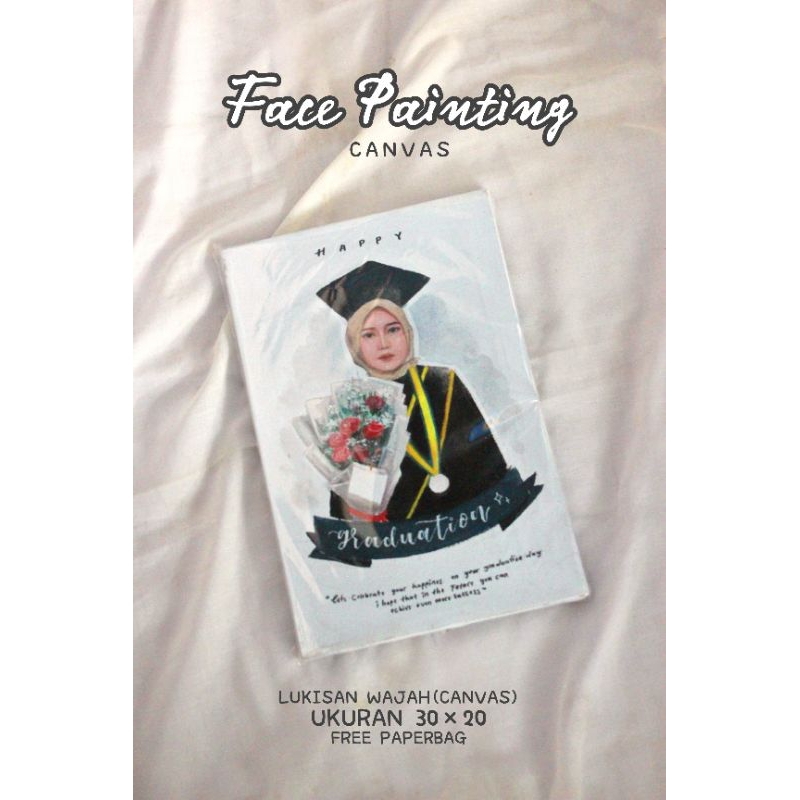 

face painting (canvas) 30×20