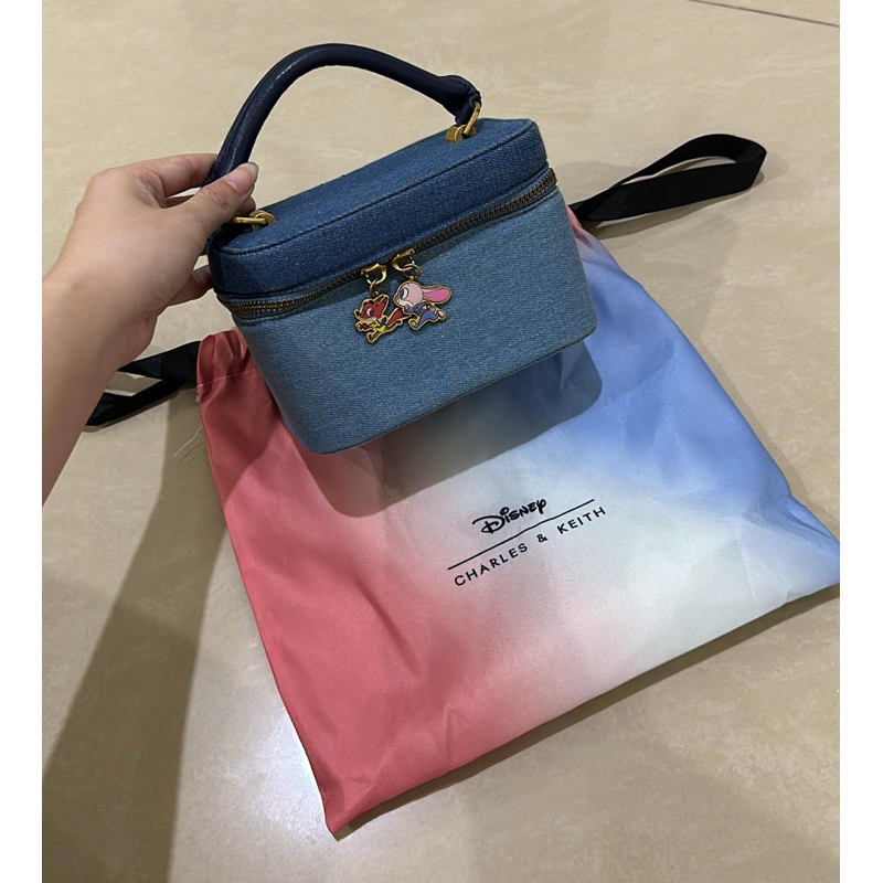 Charles & Keith X Disney Zootopia Collection Judy Hopps Bag / Tas Denim Selempang Wanita