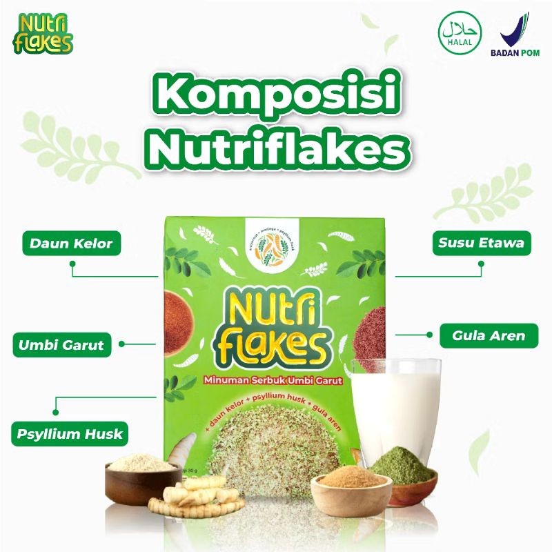 

Nutriflakes Sereal Umbi Garut