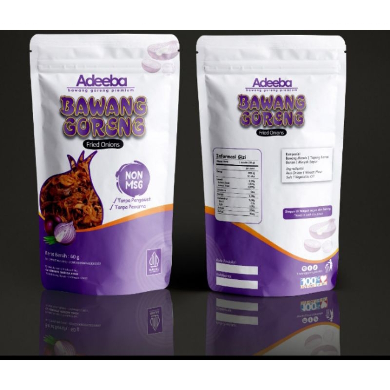 

bawang goreng asli tanpa tepung 100 gram pouch